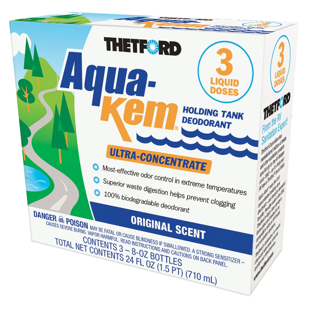 Thetford Qualifies for Free Shipping Thetford Aqua-Kem 8 oz 3-pk #15483