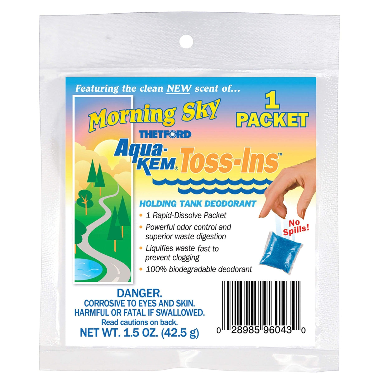 Thetford Aqua-Kem Toss-Ins Morning Sky 100 Ct Bulk Singles #96080