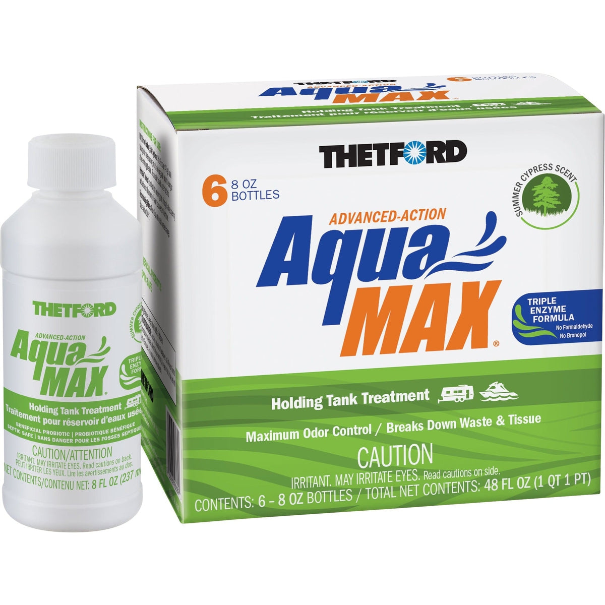 Thetford Qualifies for Free Shipping Thetford AquaMax Cypress 8 oz 6-pk #96689