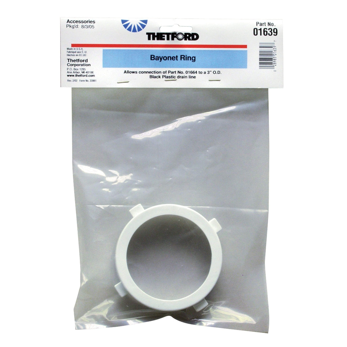 Thetford Qualifies for Free Shipping Thetford Bayonet Ring #01639C