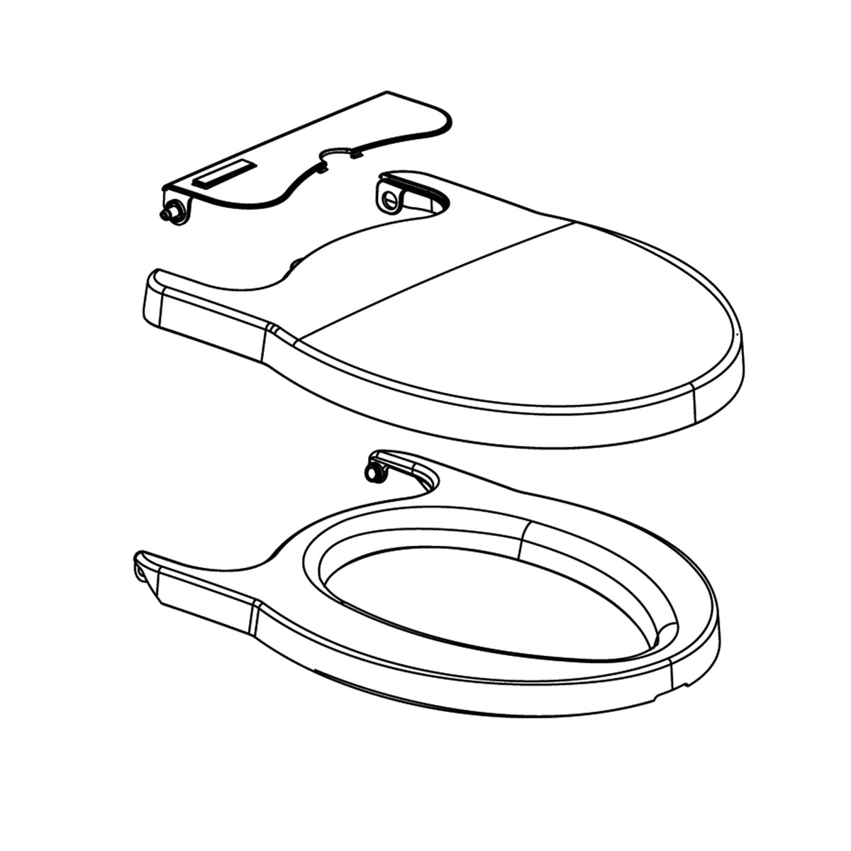 Thetford Qualifies for Free Shipping Thetford Seat and Cover for Porta Potti Curve #92403