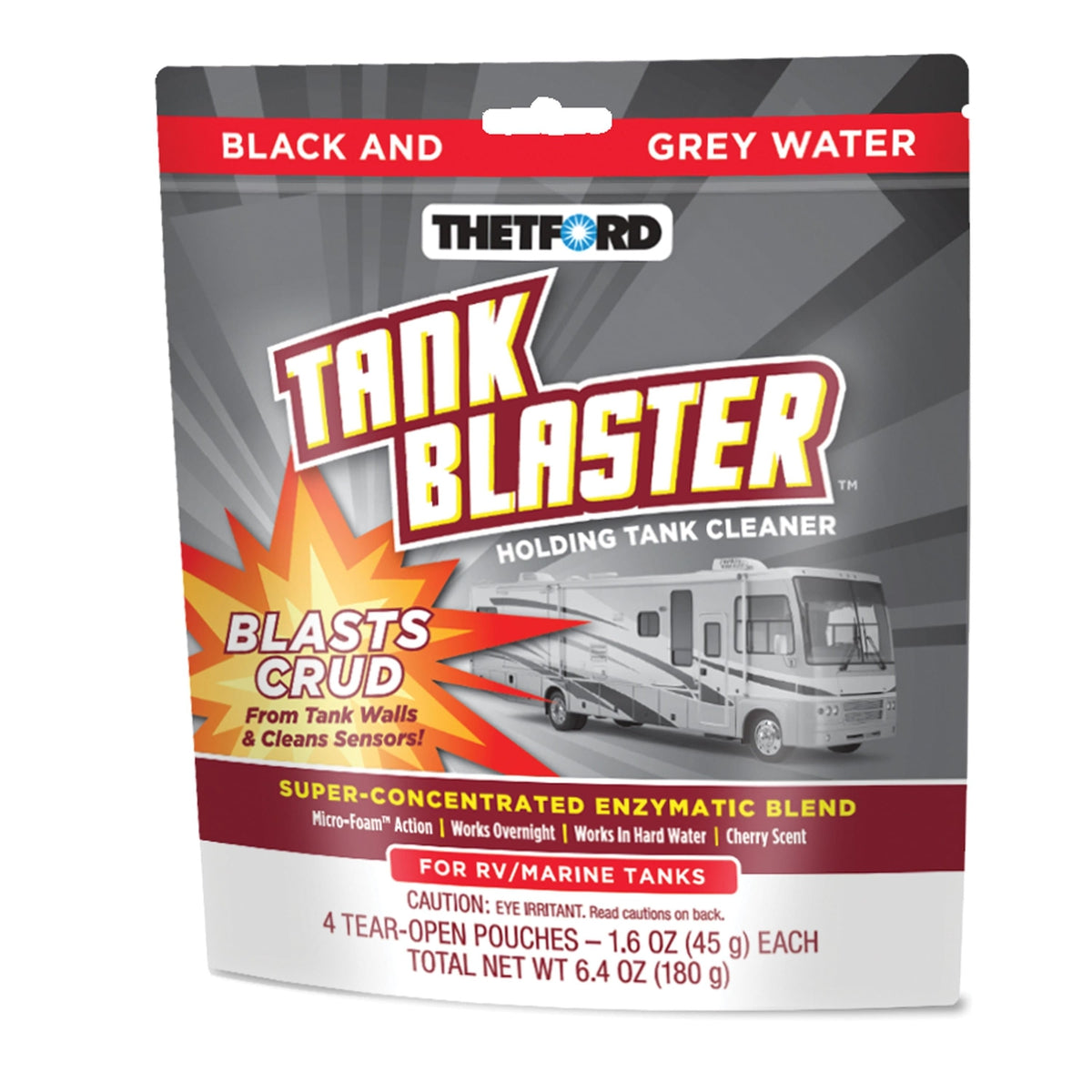Thetford Tank Blaster Holding Tank Cleaner 4-pk 1.6 oz Pouches #96527