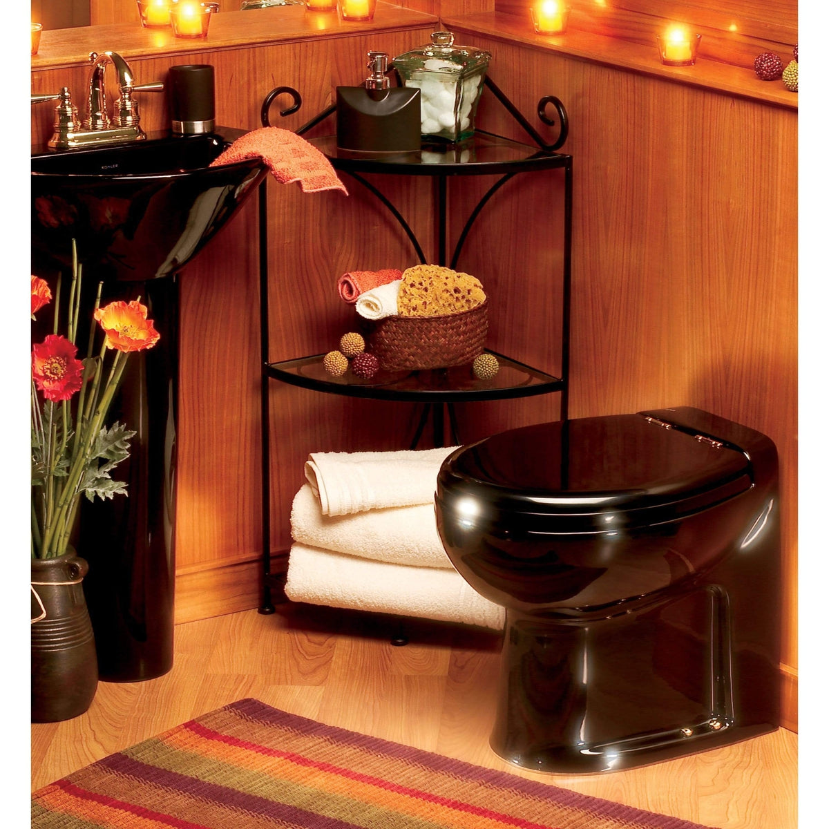 Thetford Not Qualified for Free Shipping Thetford Tecma Silence Plus 1 Mode 12v RV Toilet Black/Chrome #38006