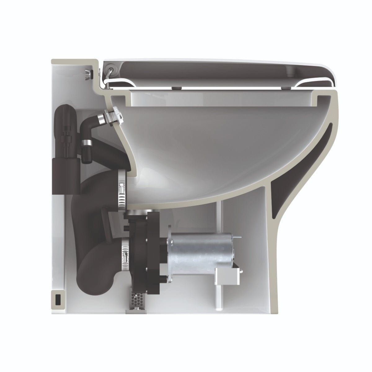 Thetford Not Qualified for Free Shipping Thetford Tecma Silence Plus 2G White High Poly #98347