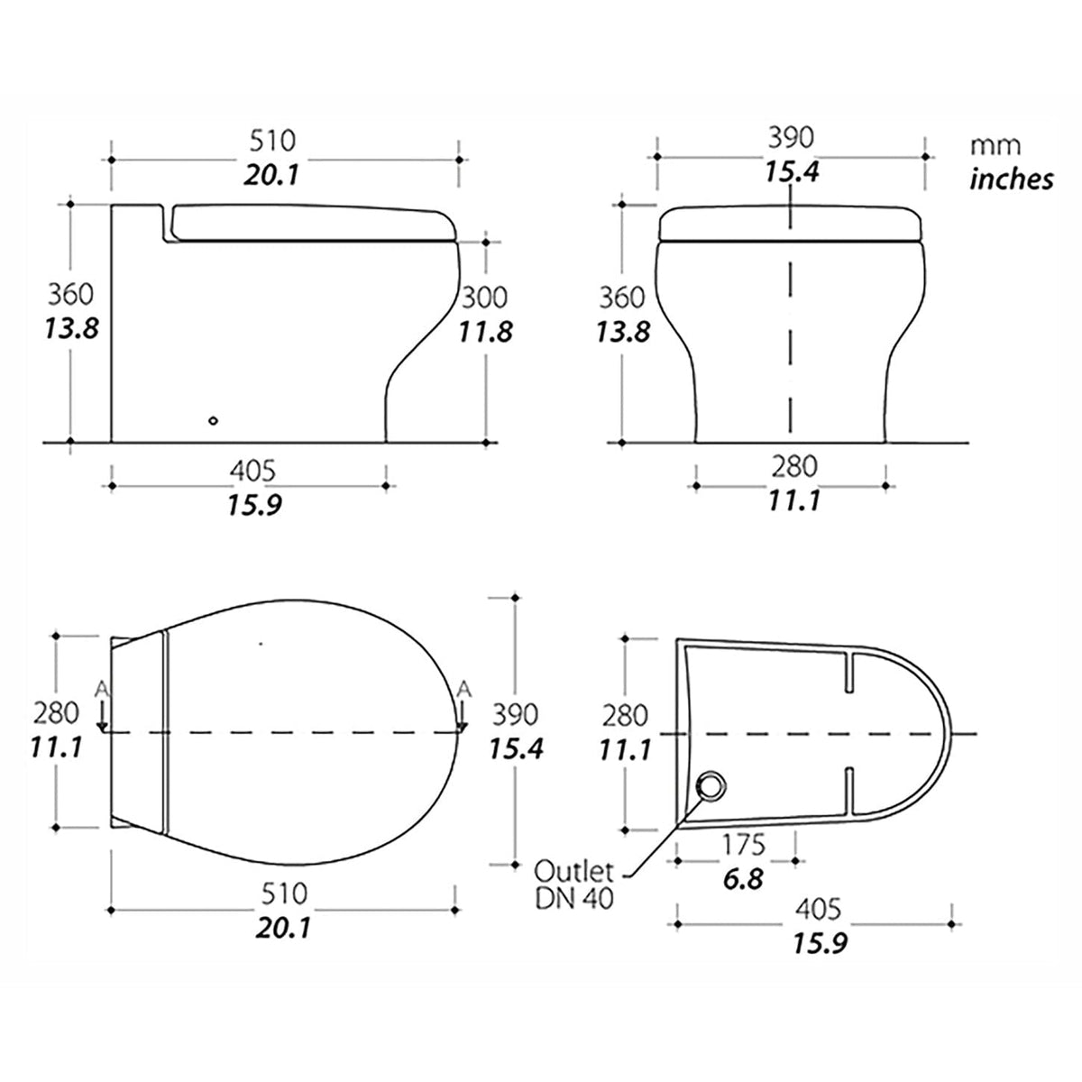 Thetford Not Qualified for Free Shipping Thetford Tecma Silence Plus 2G White Low Poly #98346