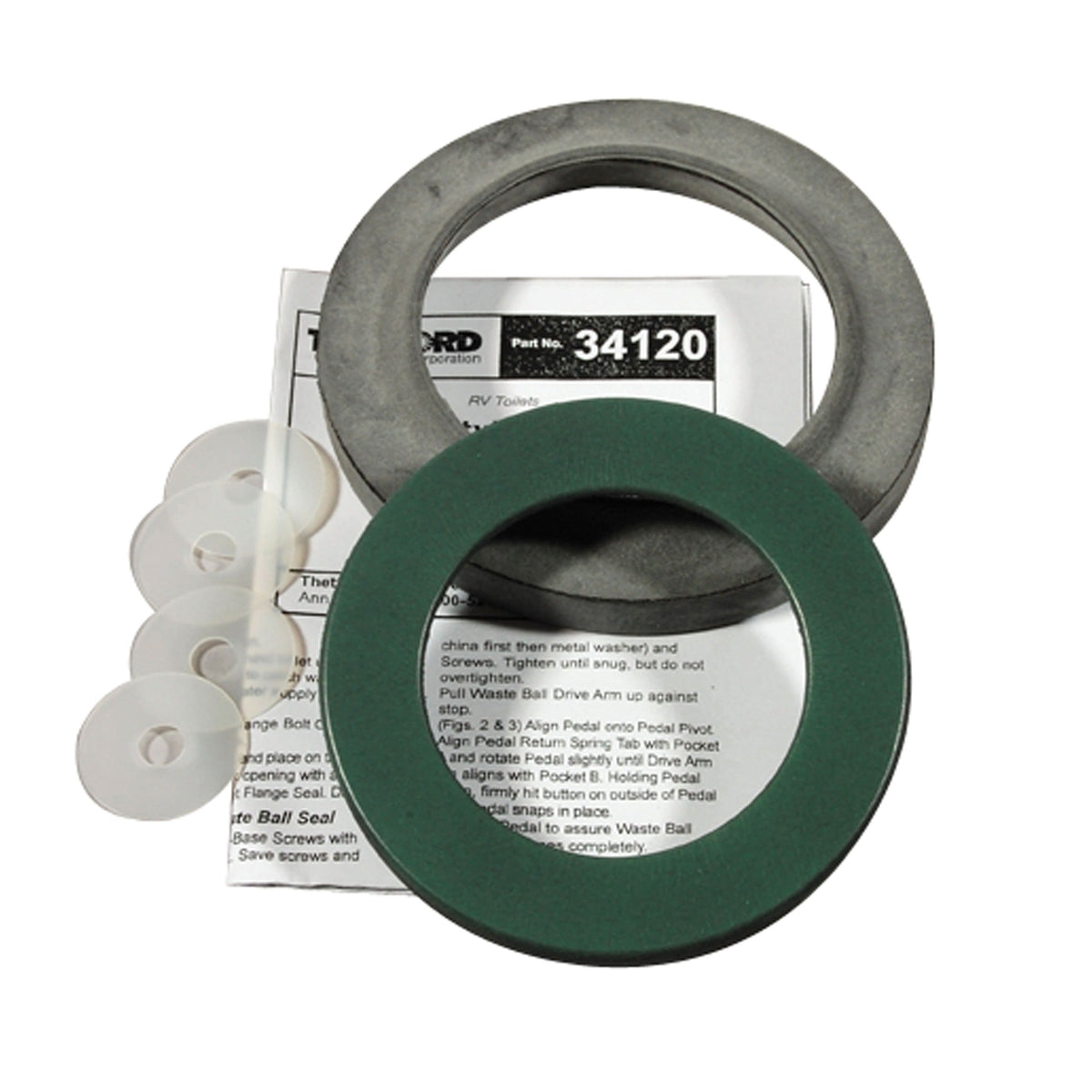 Thetford Qualifies for Free Shipping Thetford Waste Ball Seal Kit for Style II Lite and Plus #34120