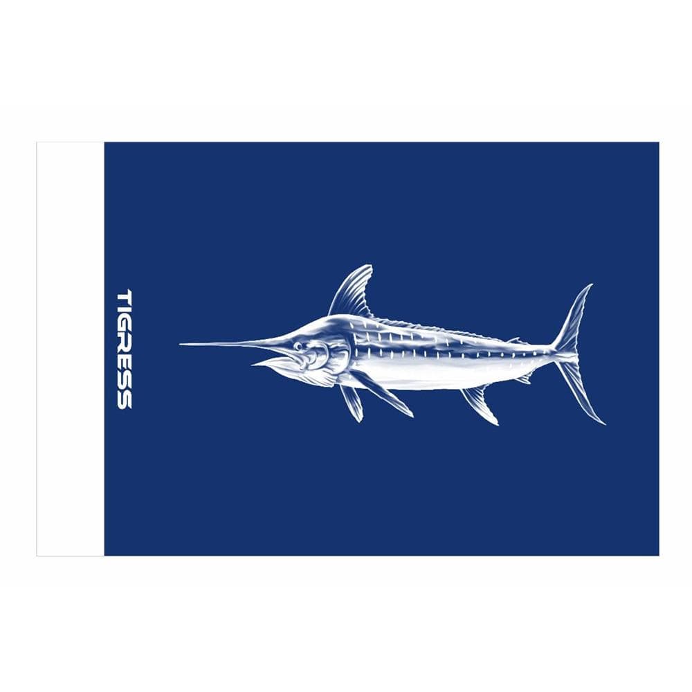 Tigress Qualifies for Free Shipping Tigress Blue Marlin Release Flag 12" x 18" #88422