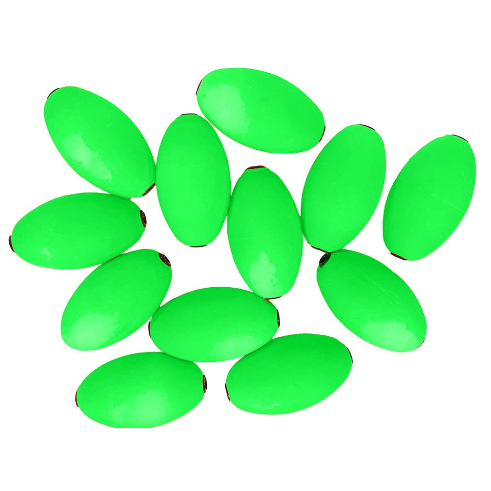 Tigress Qualifies for Free Shipping Tigress Oval Kite Floats 12-pk Green #88961-2