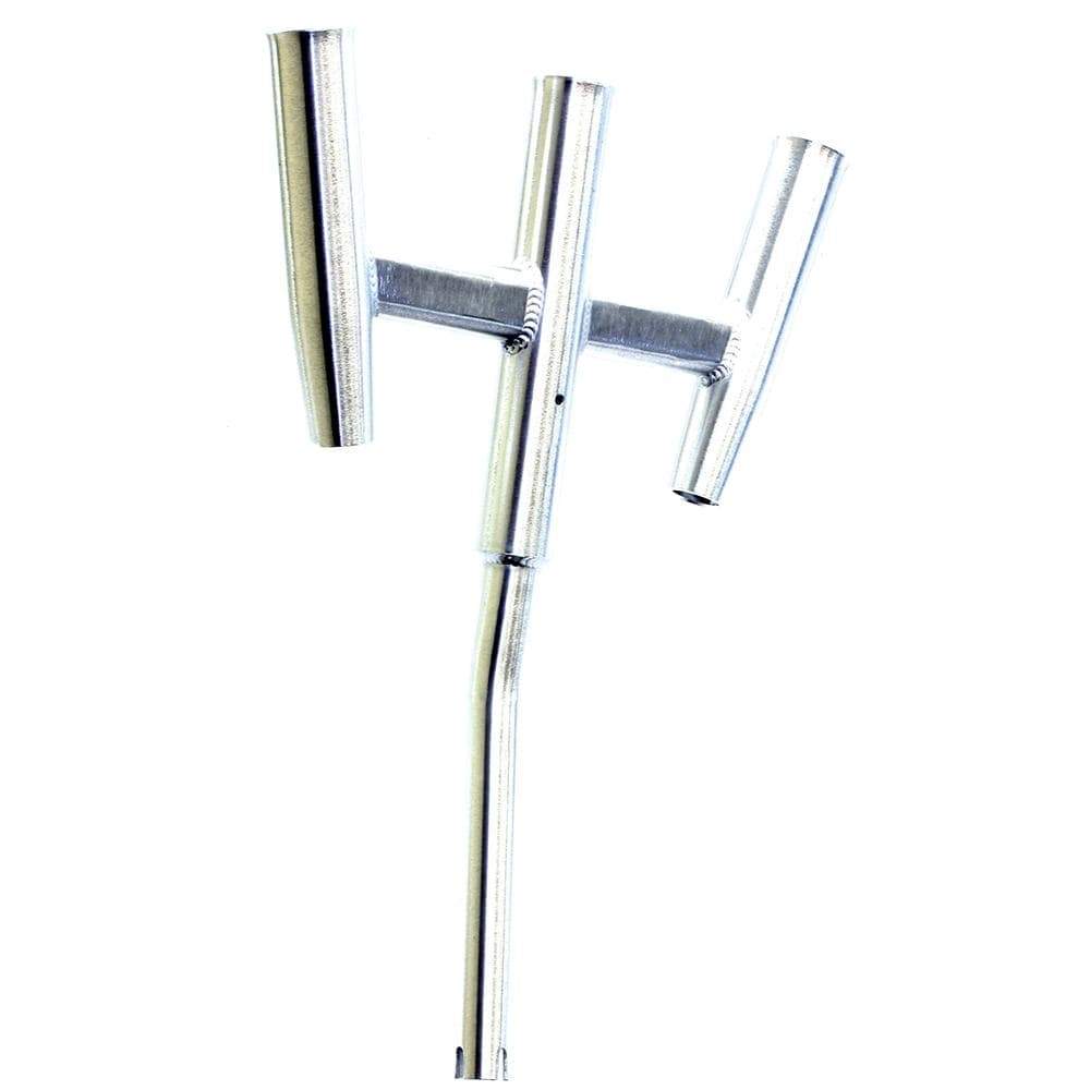 Tigress Qualifies for Free Shipping Tigress Triple Aluminum Kite Rod Holder Bent Butt Polished #88156