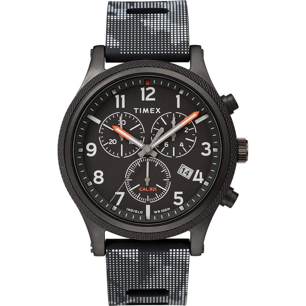 Timex Qualifies for Free Shipping Timex Allied LT Chrono 42mm Black Case Black Dial Camo #TW2T33100JV