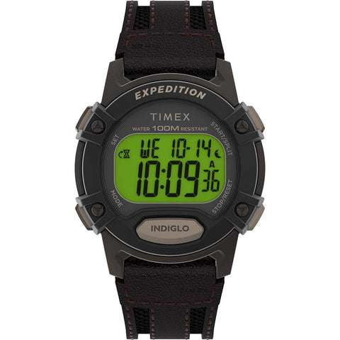 Timex Qualifies for Free Shipping Timex Expedition Cat 5 Brown Resin Case Brown/Black Band #TW4B24500