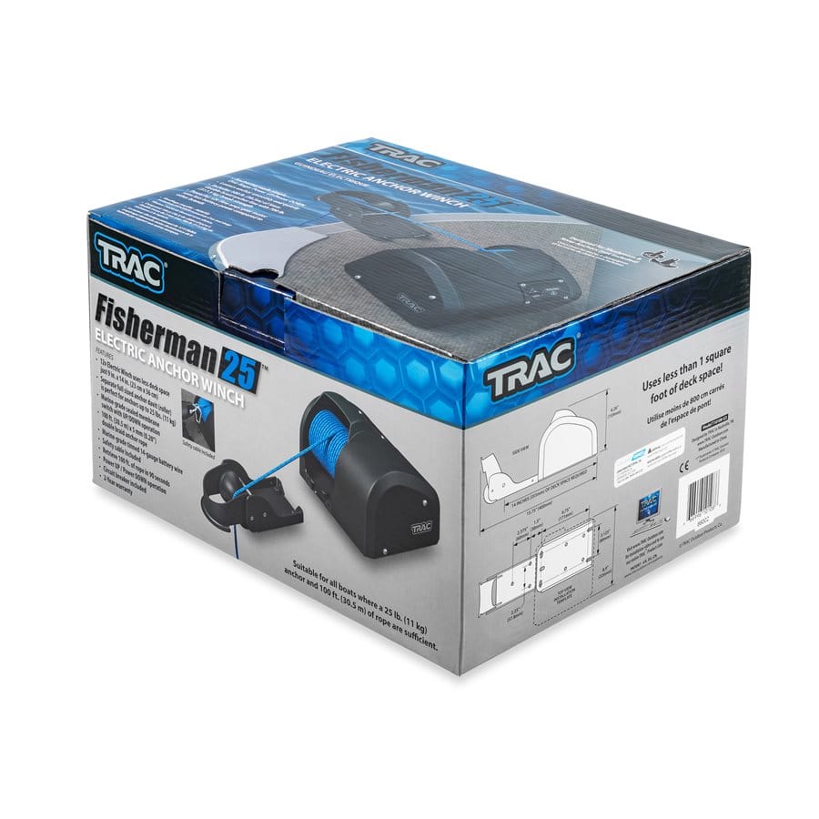 Trac Outdoors Qualifies for Free Shipping Trac Outdoors Fisherman 25 Anchor Winch #69002
