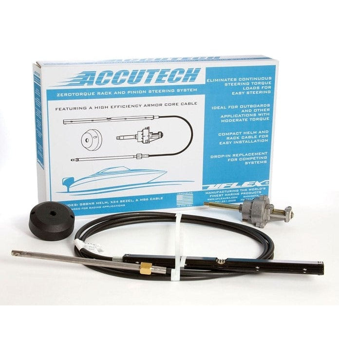 Uflex USA Qualifies for Free Shipping Uflex 20' ZTF Rack& Pinion Steering Kit #ACCUTECH20