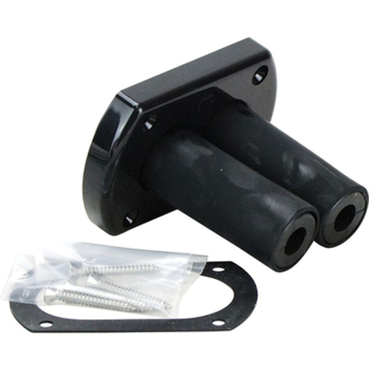 Uflex USA Qualifies for Free Shipping Uflex Dual Thru-Hull Hose Fitting Black #R8B