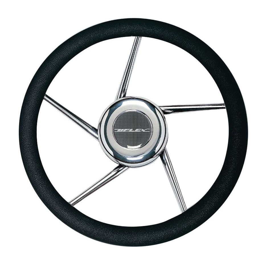 Uflex USA Qualifies for Free Shipping Uflex V01 Series Steering Wheel Black Wrapped Leather #42958K