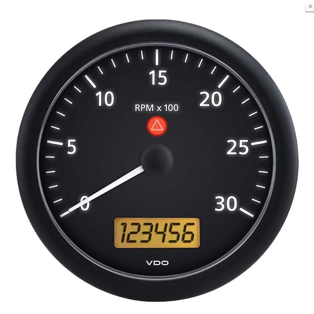 VDO 5" Gauge Tachometer 3000 RPM with 2 Hourmeters #A2C53194597-S