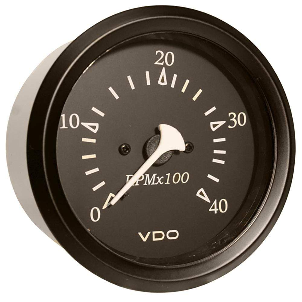 VDO Qualifies for Free Shipping VDO Allentare Black 4000 RPM 3-3/8" 85mm Diesel Tachometer #333-11797