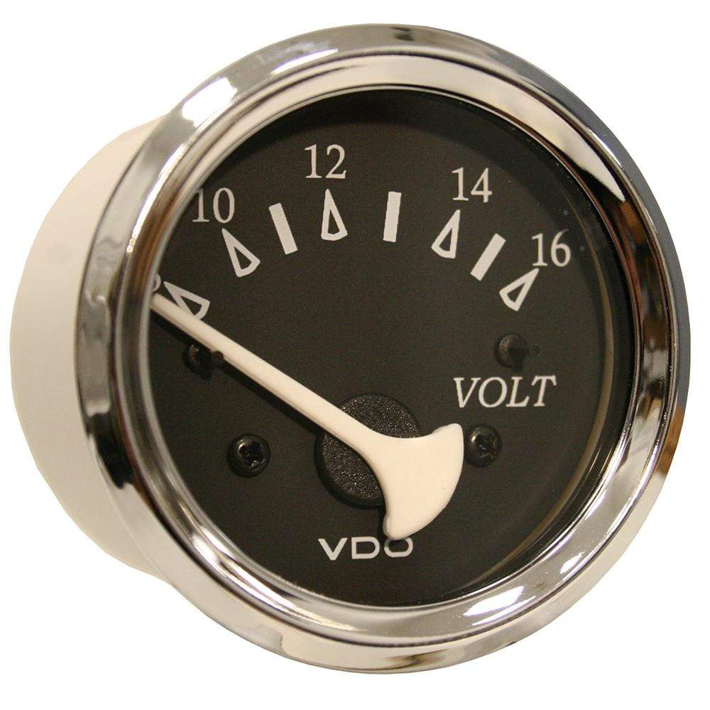 VDO Qualifies for Free Shipping VDO Allentare Black Voltmeter 8-16v #332-11277