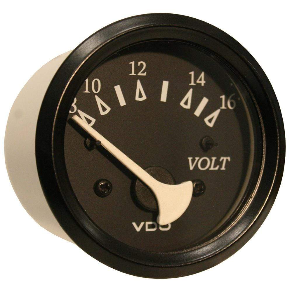 VDO Qualifies for Free Shipping VDO Allentare Black Voltmeter 8-16v Black Bezel #332-11805
