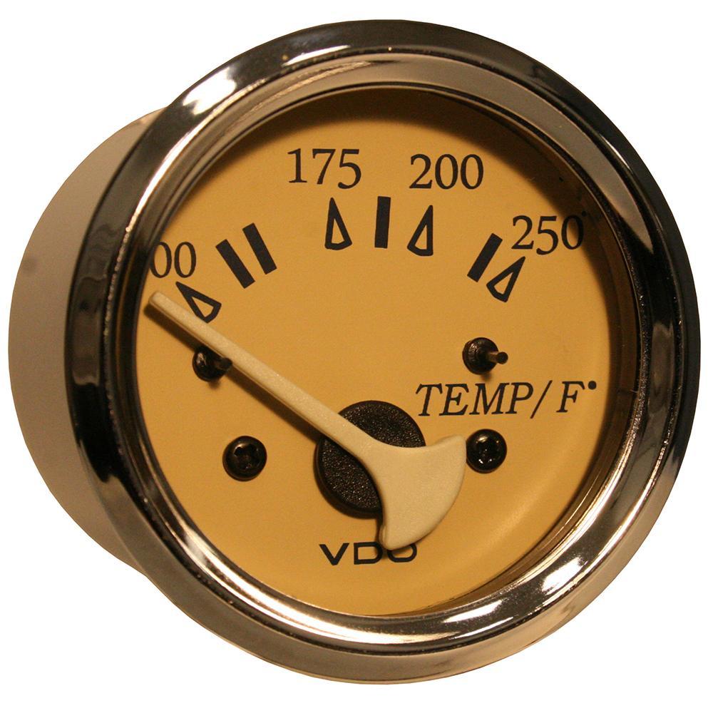 VDO Qualifies for Free Shipping VDO Allentare Teak 250 F Water Temperature Gauge Use with #310-12285
