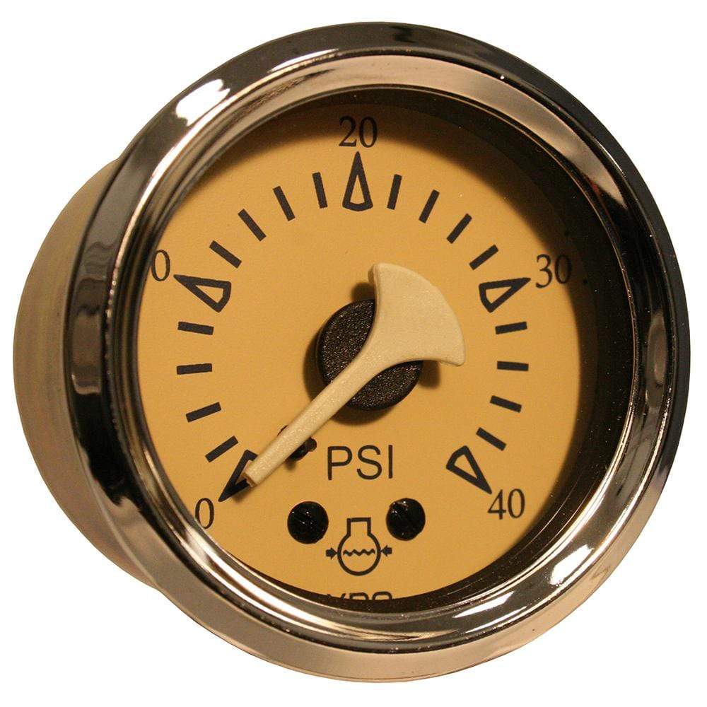 VDO Qualifies for Free Shipping VDO Allentare Teak 40 PSI Mechanical Water Pressure #150-12290