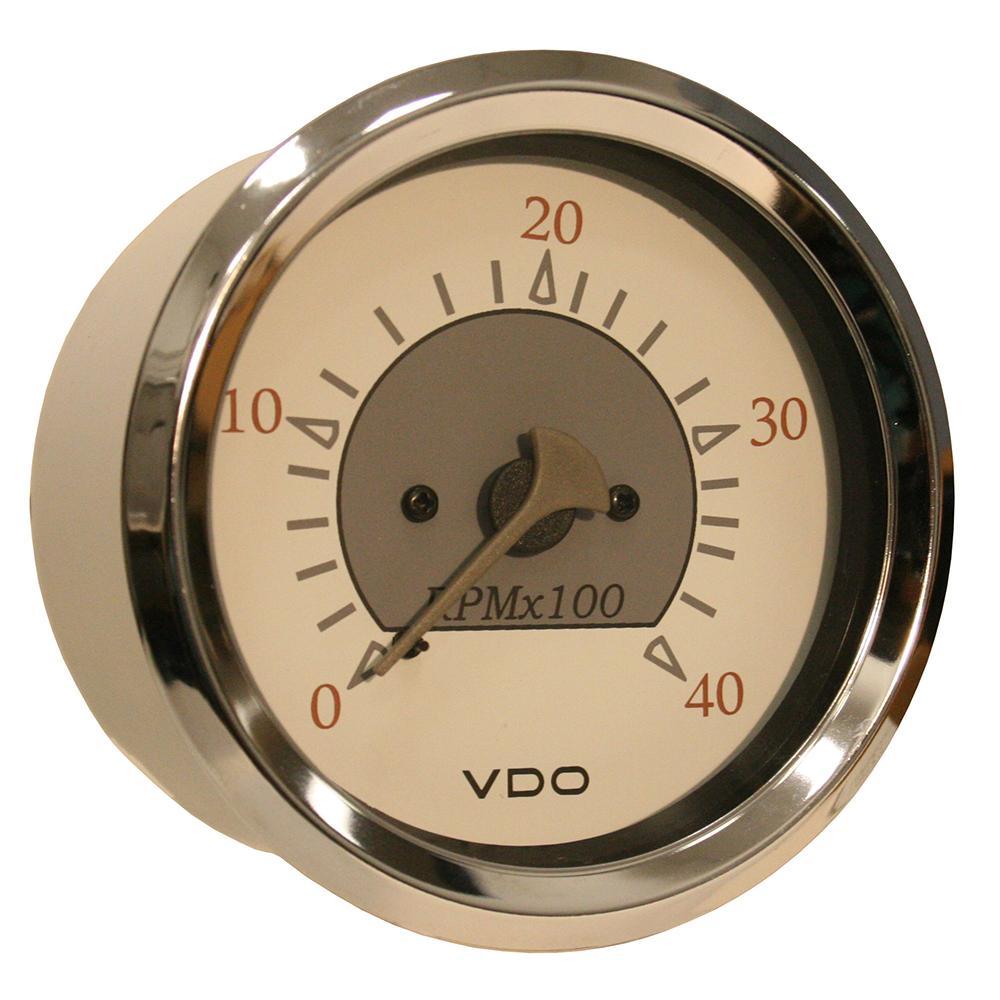 VDO Qualifies for Free Shipping VDO Allentare White/Grey 4000 RPM 3-3/8" 85mm Diesel #333-13293