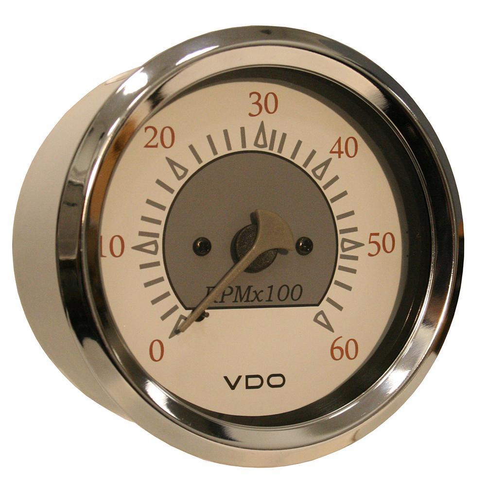 VDO Qualifies for Free Shipping VDO Allentare White/Grey 6000 RPM 3-3/8" 85mm #333-13294