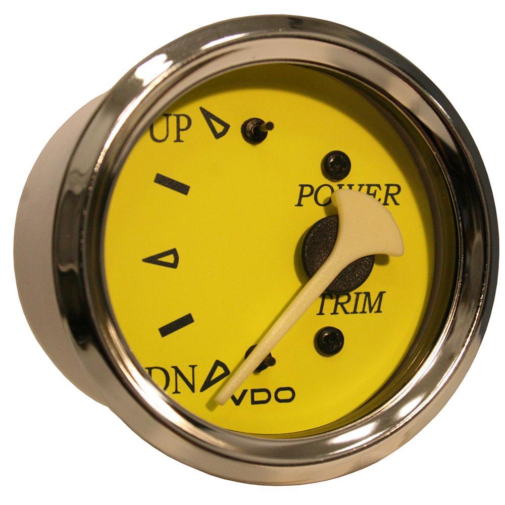 VDO Qualifies for Free Shipping VDO Allentare Yellow/Blue Trim Gauge for Mercury/ #382-14762