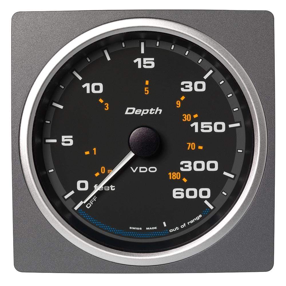 VDO Qualifies for Free Shipping VDO Marine 4-3/8" Acqualink Depth Gauge #A2C59501904