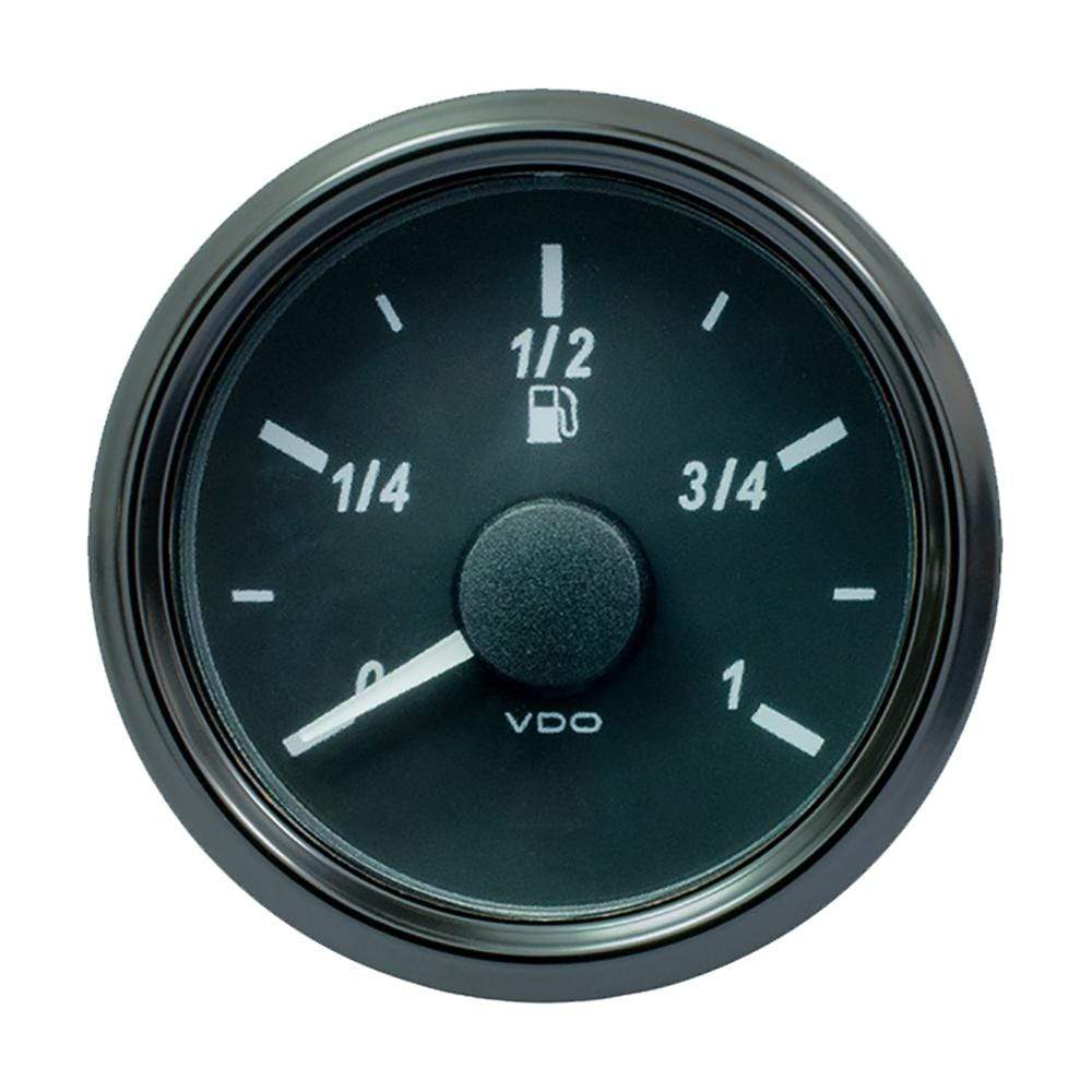VDO Qualifies for Free Shipping VDO SingleViu 2-1/16" Fuel Level Gauge Euro #A2C3833110030