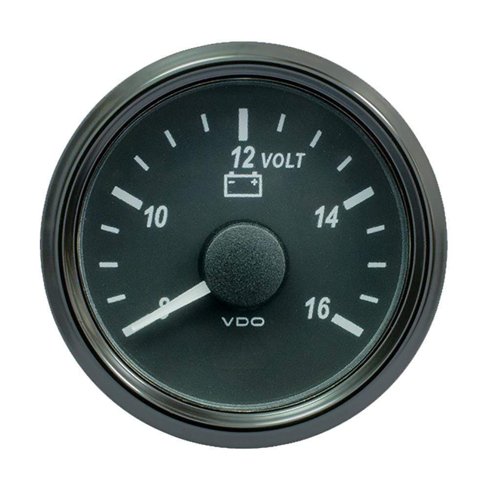 VDO Qualifies for Free Shipping VDO SingleViu 2-1/16" Voltmeter for 12v Systems #A2C3832770030