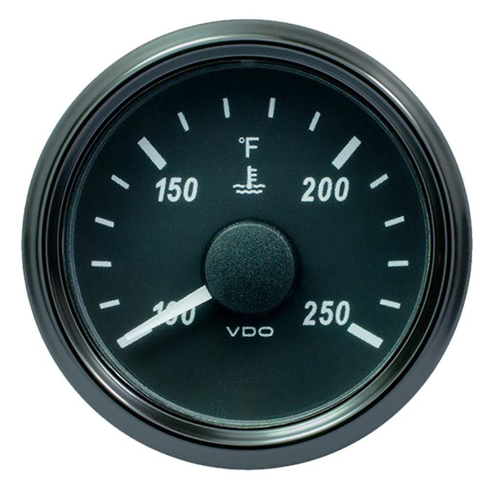 VDO Qualifies for Free Shipping Vdo Singleviu 2-1/16" Water Temp Gauge 250 Degree F #A2C3833350030