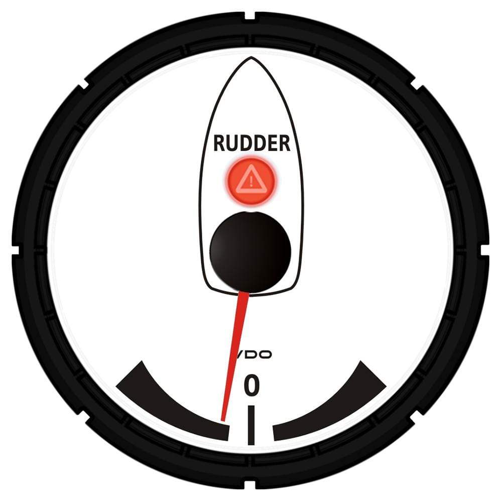 VDO Qualifies for Free Shipping VDO Viewline Ivory Rudder Angle Indicator 3-3/8" 85mm #A2C53194715-S