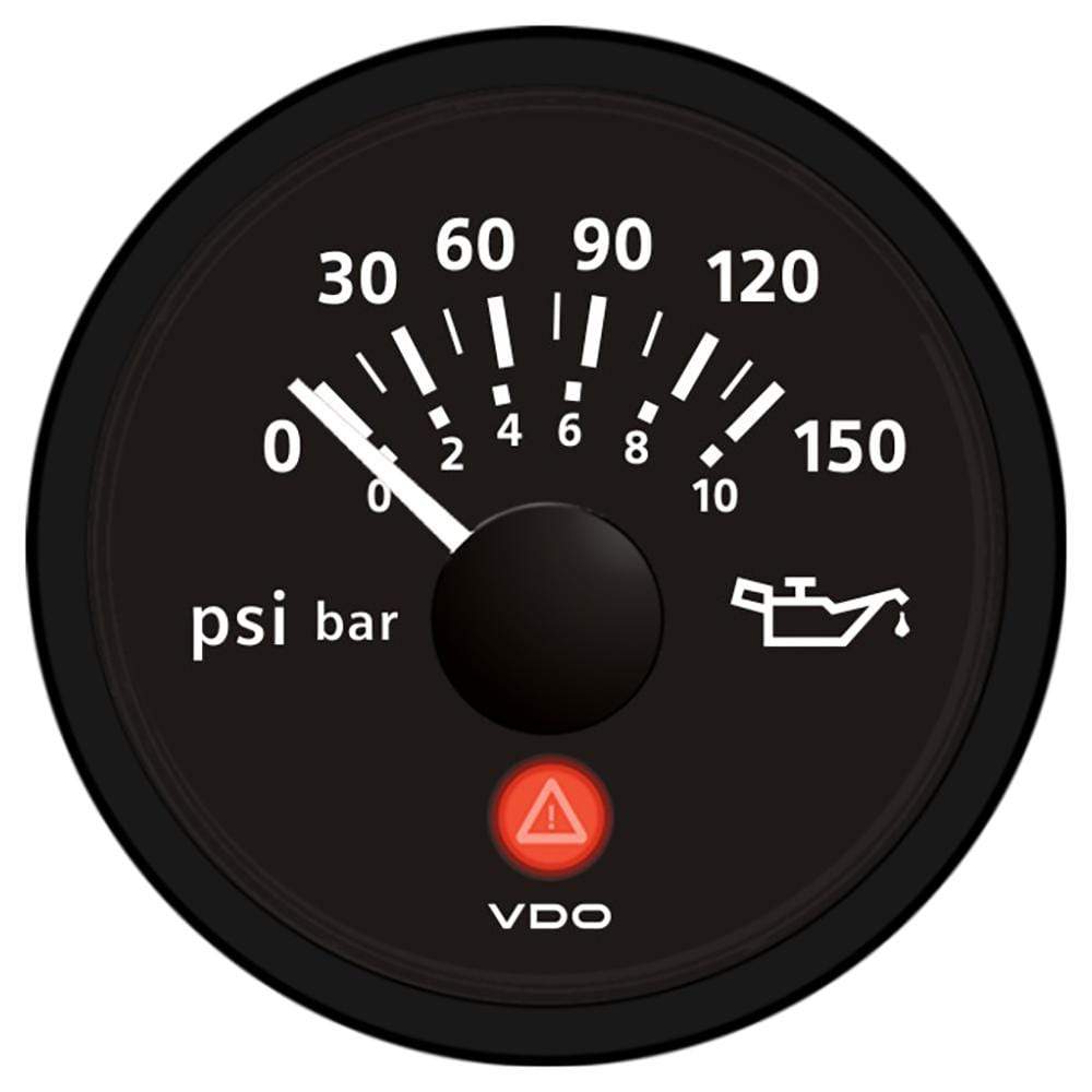 VDO Qualifies for Free Shipping VDO Viewline Onyx 150 PSI Oil Pressure Gauge 12/24v #A2C53413141-S