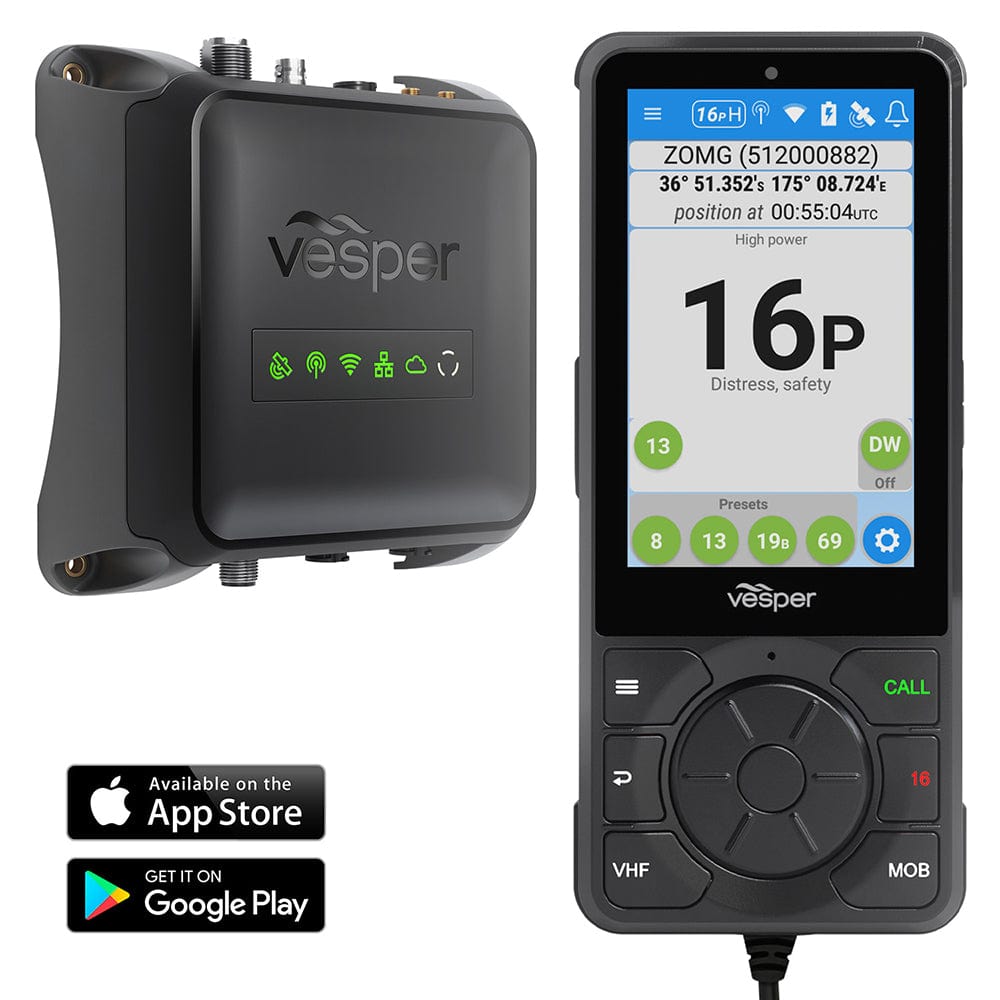 Vesper Marine Qualifies for Free Shipping Vesper Cortex V1 VHF Radio with Sotdma Smart AIS #010-02814-00
