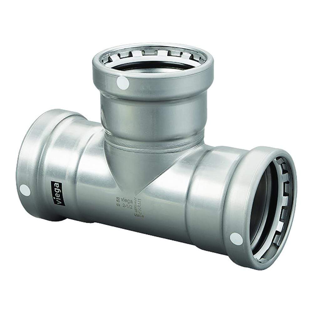 Viega MegaPress XL 2" Carbon Steel Tee with FKM Triple #26560