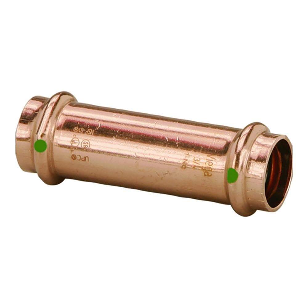 Viega ProPress 1/2" Copper Extended Coupling without Stop #79005