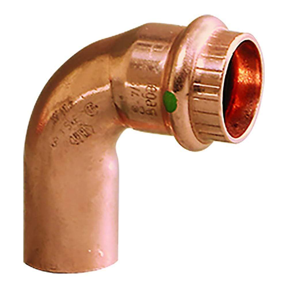 Viega Qualifies for Free Shipping Viega ProPress 1" 90-Degree Copper Elbow Street/Press #77057