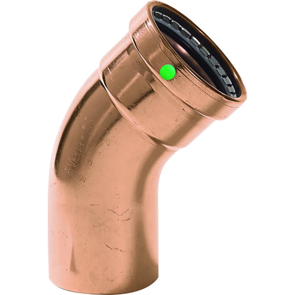 Viega ProPress XL 2-1/2" 45-Degree Copper Elbow #20668