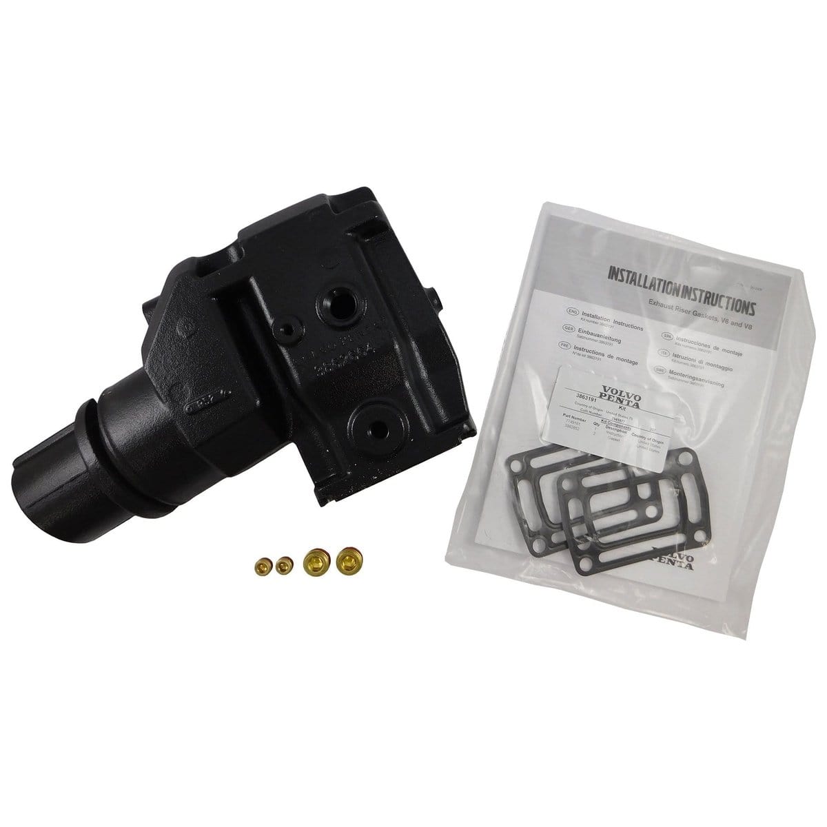 Volvo Penta Qualifies for Free Shipping Volvo Penta 4" Exhaust Riser #3863061