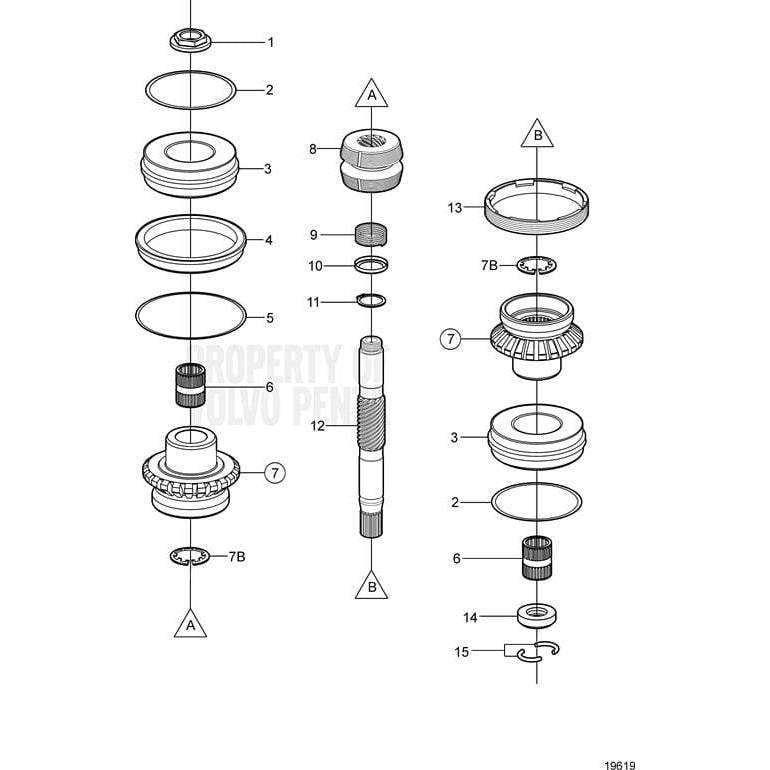 Volvo Penta Not Qualified for Free Shipping Volvo Penta Adjusting Washer #3852370