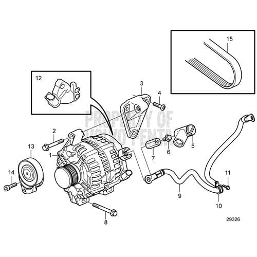 Volvo Penta Qualifies for Free Shipping Volvo Penta Alternator #31419556