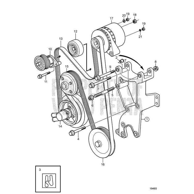 Volvo Penta Qualifies for Free Shipping Volvo Penta Alternator #3860798
