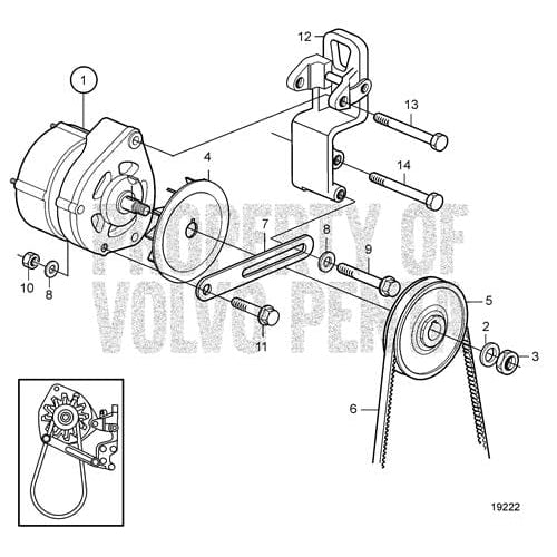 Volvo Penta Qualifies for Free Shipping Volvo Penta Belt #978466