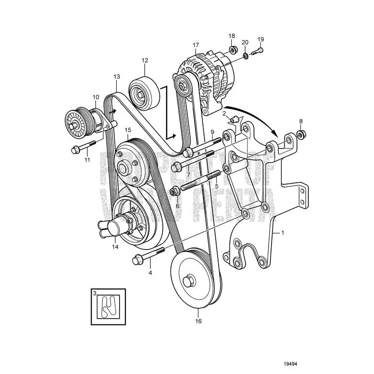 Volvo Penta Qualifies for Free Shipping Volvo Penta Bolt #3861011