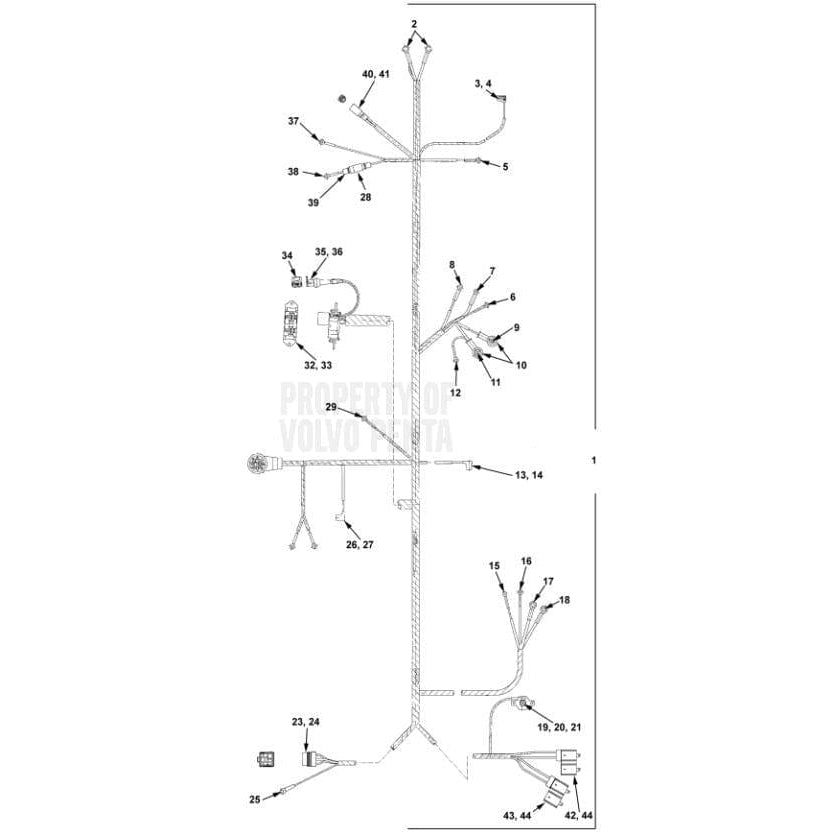 Volvo Penta Qualifies for Free Shipping Volvo Penta Cable Kit #3858053