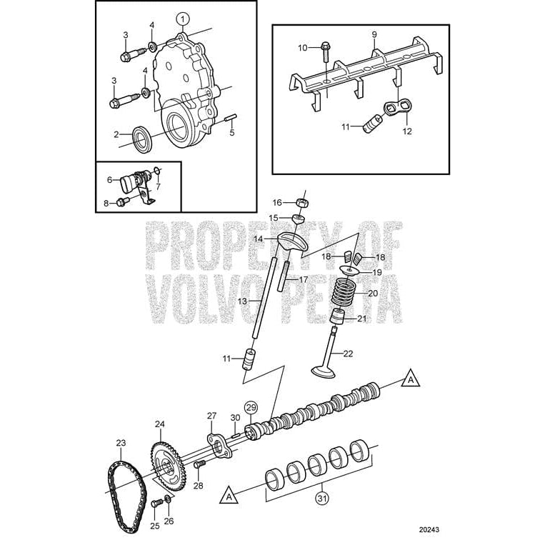 Volvo Penta Qualifies for Free Shipping Volvo Penta Camshaft 5.0 & 5.7 Roller #3856119