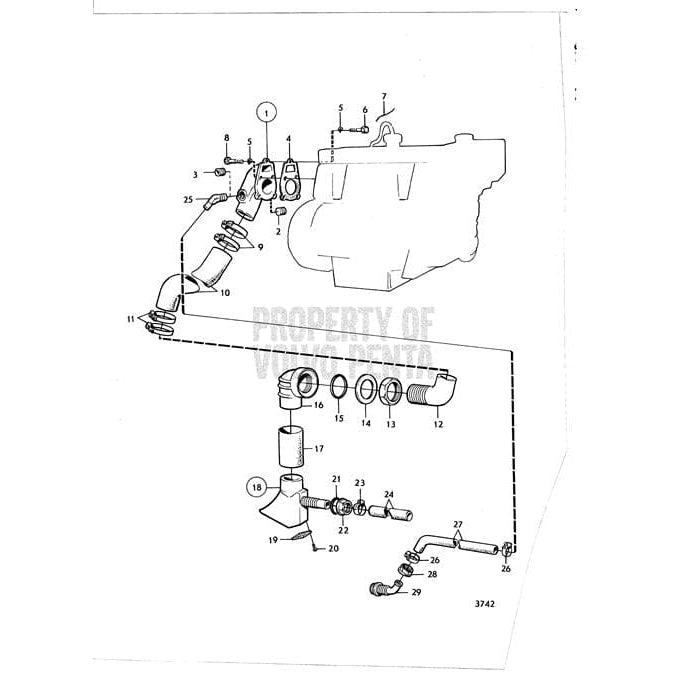 Volvo Penta Qualifies for Free Shipping Volvo Penta Clamp #22274884
