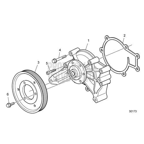 Volvo Penta Qualifies for Free Shipping Volvo Penta Coolant Pump #22577750