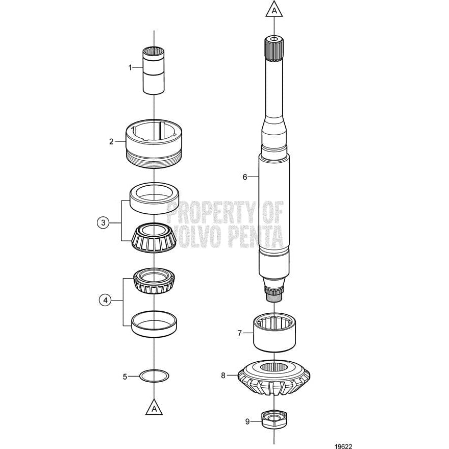 Volvo Penta Qualifies for Free Shipping Volvo Penta Countershaft #3851342